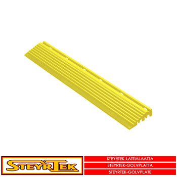"Lattialaatan reunapala, racing yellow uros 6 kpl